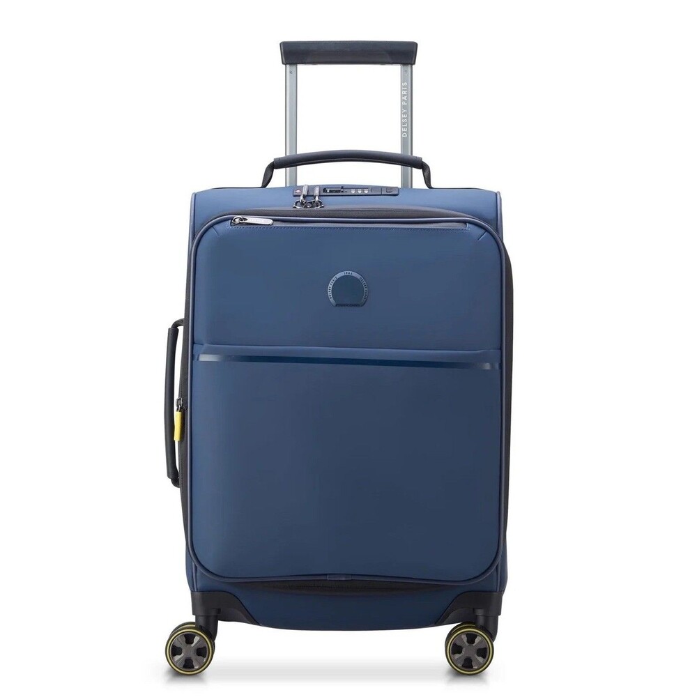 Delsey Paris Turenne Soft Expandable Carry On Spinner Suitcase Luggage